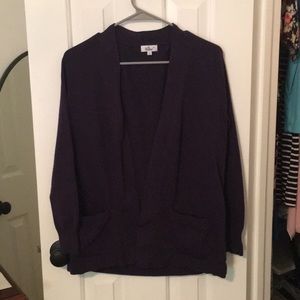 Navy boyfriend cardigan